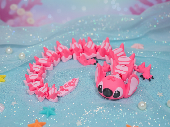 Articulated Angel Dragon - Large Flexible Fidget Toy Figure