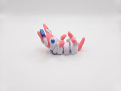 Flexi Sylveon Figurine, Articulated Pokemon Desk Toy 3