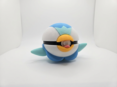 Piplup Pokeball Replica, 3D Printed Figure, Sinnoh Starter Desk Decor 2
