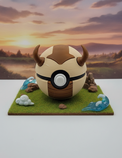 Appa Pokeball - Avatar Fan Art, 3D Printed Sky Bison Collectible 4