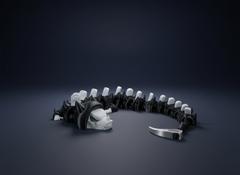 Grim Reaper Dragon - Large Articulated Fidget Toy 4