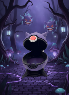 Gengar Pokeball - Functional 3D Printed Replica for Gaming Decor 5