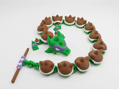 Donatello Dragon, Articulated TMNT Figure, Poseable Fidget Toy 2