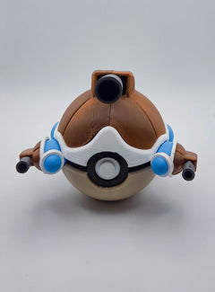 Mega Blastoise Pokeball Replica, 3D Printed Video Game Prop 3
