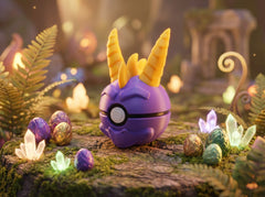 Spyro Themed Pokeball - 3D Printed Gaming Collectible 5
