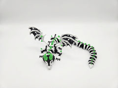 Articulated Skeleton Dragon with Wings - Fidget Desk Toy and Fantasy Figure 3