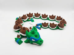 Articulated Leonardo Dragon - TMNT Inspired 3D Printed Figure 2