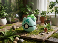 Bulbasaur Pokeball - 3D Printed Non-Functional Figure for Desk Display 4
