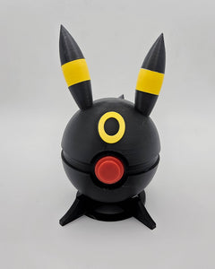 Umbreon Pokeball - Functional 3D Printed Replica for Cosplay and Decor 3