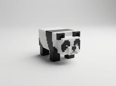 Minecraft Panda Figure - 3D Printed Gamer Desk Decor 7