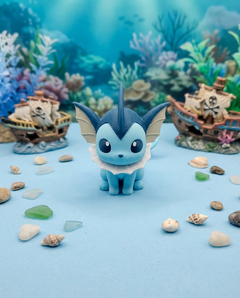 Vaporeon Figure - 3D Printed Water Monster, Anime Figurine 1