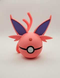Espeon Pokeball - 3D Printed Video Game Prop, Collector Shelf Decor 3