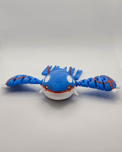 Articulated Kyogre - Pokemon Figure, Fidget Desk Toy 2
