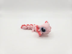Articulated Flexi Axolotl - Pink Miniature Fidget Desk Toy 3