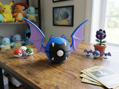 Golbat Pokeball - 3D Printed Pokemon Collectible Figure 2