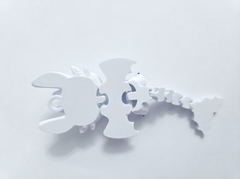 Mini Flexi Lightfury Figurine, Articulated Fidget Dragon 3