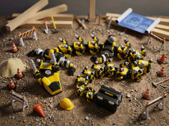 Articulated Construction Dragon, Mecha Fidget Desk Toy, Yellow and Black Figure 2