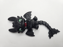 Mini Flexi Toothless Figurine - Articulated Dragon Fidget Toy 2