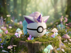 Galarian Ponyta Pokeball Figure - Fantasy Replica for Desk Decor 1