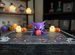 Haunter PokeMini Figure - 3D Printed Ghost Monster Collectible 4