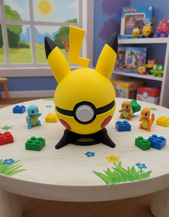 Pikachu Pokeball - Functional Storage Box, 3D Printed Cosplay Prop 7