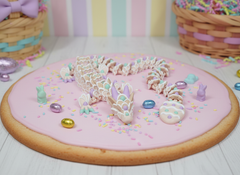 Easter Cookie Dragon - Articulated Pastel Fidget Toy 3