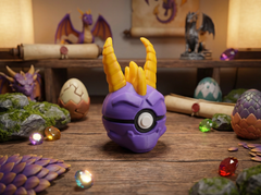 Spyro Themed Pokeball - 3D Printed Gaming Collectible 1