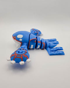 Articulated Kyogre - Pokemon Figure, Fidget Desk Toy 3