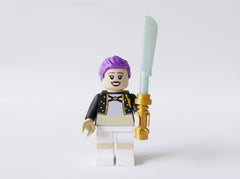 Oversized Rumi Lego Figure - 3D Printed Cyberpunk Desk Decor 2