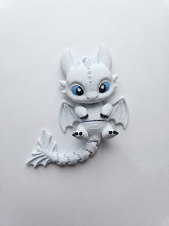 Mini Flexi Lightfury Figurine, Articulated Fidget Dragon 2