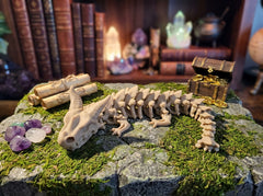 Articulated Skeleton Dragon - 3D Printed Fidget Toy and Desk Figure 5