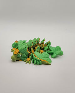 Clover Wyvern - Articulated St. Patrick's Day Dragon Fidget Toy 2
