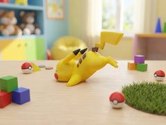 Clumsy Pikachu Figurine, 3D Printed Gamer Desk Decor 2