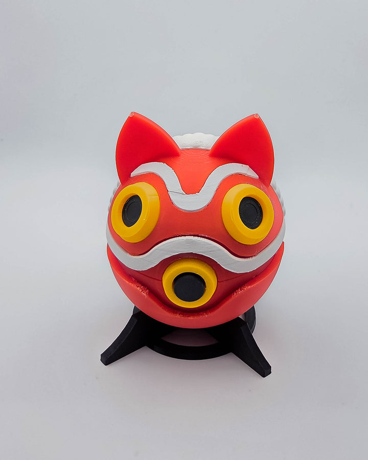 Mononoke Mask Pokeball - Functional Anime Crossover Prop