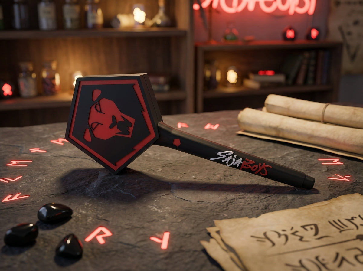 Saja Boys Lightstick - Lion Hammer Prop for KPDH Cosplay 1