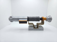 Luke Skywalker Lightsaber Prop Replica - Silver 3D Printed Jedi Cosplay Hilt 2