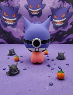 Gengar Pokeball Replica - 3D Printed Ghost Type Figure 1