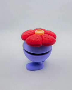 Vileplume Pokeball Figure - 3D Printed Gamer Decor, Non-Functional Prop 3