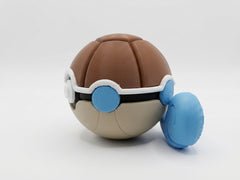 Squirtle Turtle Shell Pokeball - Functional 3D Printed Replica 2