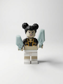 Oversized Zoey Lego Style Figure - 8.5 Inch Gamer Desk Decor Collectible 2
