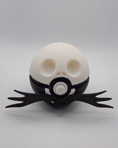 Jack Skellington Pokeball, 3D Printed Display Figure, Halloween Geek Decor 2