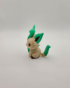 Leafeon Figure - 3D Printed Eeveelution Fan Art Statue 3