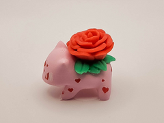 Rose Bulbasaur PokeMini, 3D Printed Miniature Pokemon Figure 3
