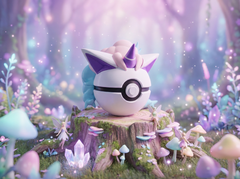 Galarian Ponyta Pokeball Figure - Fantasy Replica for Desk Decor 7