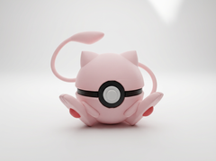 Mew Pokeball Replica - 3D Printed Gamer Desk Accessory 2