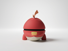 Fuecoco Poke Ball Figure - 3D Printed Video Game Replica 9