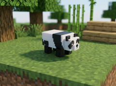 Minecraft Panda Figure - 3D Printed Gamer Desk Decor 2