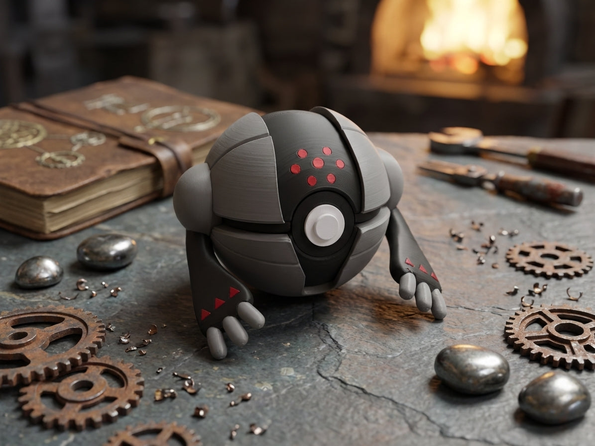 Registeel Pokeball - 3D Printed Replica Prop 1