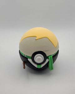 Draco Malfoy Pokeball, 3D Printed Wizard Figure, Slytherin Prop 2