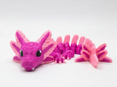 Articulated Axolotl Dragon - Pink Fidget Desk Toy 2